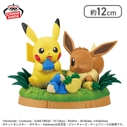 ポケットモンスター もぐもぐタイムフィギュア〜ピカチュウ＆イーブイ〜