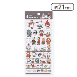 サンリオキャラクターズ[シールシート]4サイズステッカー 4SIZE STICKER/2[R]