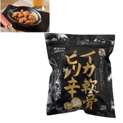 【直送】ケーオー産業 イカ軟骨ピリ辛揚げ 400g