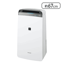シャープ 衣類乾燥 除湿機 CVS180W ハイパワー 除湿 18L【取り寄せ入荷後次第発送】