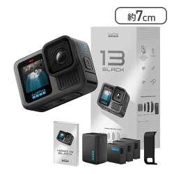 GoPro HERO13 Black + デュアルバッテリーチャージャー + Enduroバッテリー 3個 + 充電口付サイドドア【取り寄せ入荷後次第発送】