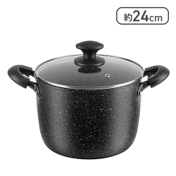 耐摩耗性アップ! マーブルコート 両手鍋 シチューポット 22cm IH・ガス対応【取り寄せ入荷後次第発送】