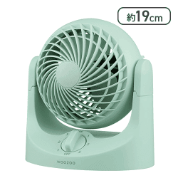 卓上扇マカロンミニ固定式 TAF-MKM10N-G グリーン[R]