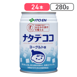 チチヤス [トクホ]伊藤園 ナタデココ ヨーグルト味 (缶) 280g×24本[R]