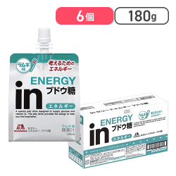 inゼリー エネルギーブドウ糖 180g ×6個[R]