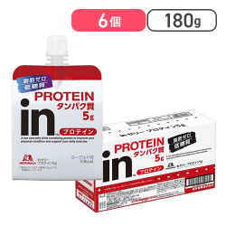 inゼリー プロテイン5g 180g ×6個 ヨーグルト味[R]