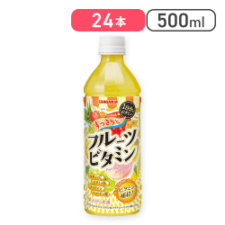 サンガリア すっきりとフルーツビタミン 500ml ×24本[R]