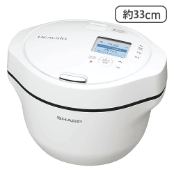 シャープ ヘルシオ ホットクック 電気調理鍋 無水鍋 1.6L 2‾4人用 スマホ連携 ホワイト KN-HW16G-W【取り寄せ入荷後次第発送】