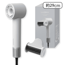 SALONIA サロニア スムースシャインスマートドライヤー アッシュホワイト SAL25120AW【取り寄せ入荷後次第発送】