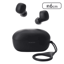 エレコム ワイヤレスイヤホン Bluetooth（ブラック）【取り寄せ入荷後次第発送】
