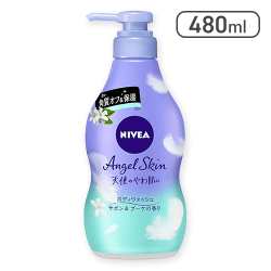 ニベア エンジェルスキン ボディウォッシュ サボン&ブーケの香り ポンプ 480ml[R]