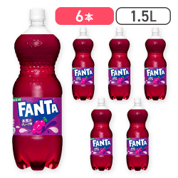 ファンタ グレープ 1.5L PET ×6本[R]