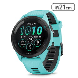 GARMIN(ガーミン)GPSランニングウォッチ Forerunner 265 Music（アクア）【取り寄せ入荷後次第発送】