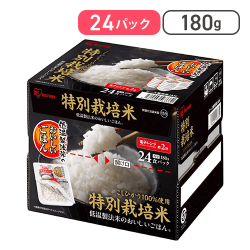【コストコ】アイリスオーヤマ 低温製法米パックライス 180g x 24パック 特別栽培米こしひかり100%【取り寄せ入荷後次第発送】