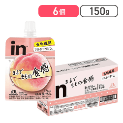 inゼリー フルーツ食感 もも 150g×6個[R]