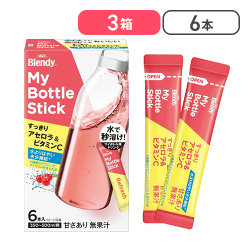 AGF ブレンディ マイボトルスティック すっきりアセロラ＆ビタミンC 6本×3箱[R]