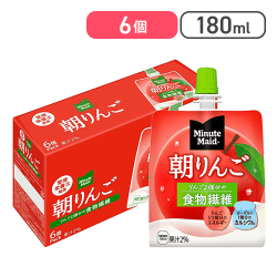 コカ・コーラ ミニッツメイド 朝リンゴ ゼリー 180ml×6個[R]
