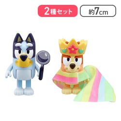 ブルーイ ブルーイなかよしフィギュアセット クイーンビンゴとブルーイ[R]