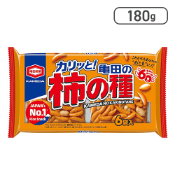 亀田製菓 亀田の柿の種6袋詰 180g