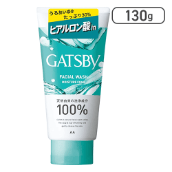 ギャツビー フェイシャルウォッシュ モイスチャーフォーム 130g[R]
