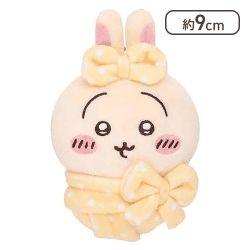 ちいかわ キュッ おくるみぷちミニマスコット ぬいぐるみ (うさぎ)【取り寄せ入荷後次第発送】