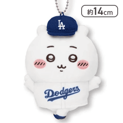 メジャーリーグベースボール TOKYO SERIES マスコット ぬいぐるみ ドジャース (ちいかわ)【取り寄せ入荷後次第発送】