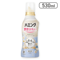 ハミング素肌おもい 柔軟剤 ふわもふ贅沢な肌ざわりフローラルブーケの香り 530ml[R]