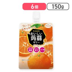 たらみ おいしい蒟蒻ゼリー みかん味 150g×6個[R]