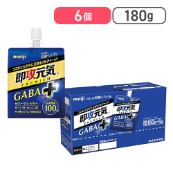 即攻元気ゼリー GABA+ やみつき栄養ドリンク味 180g×6個[R]