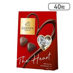 【コストコ】ゴディバ ハートチョコレート アソートメント 40粒入 ミルク & ダーク 72%【取り寄せ入荷後次第発送】