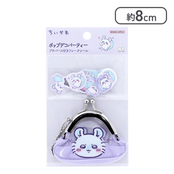 ちいかわ グッズ フレークシール プチパース付き ポップデコパーティ モモンガ[R]