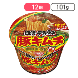 日清食品 デカうま 豚キムチ 101g×12個[R]