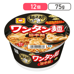 マルちゃん 麺之助 ワンタン麺 旨辛麺 75g×12個[R]