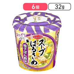 エースコック スープはるさめ 柚子ぽん酢味 32g×6個[R]