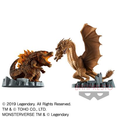 GODZILLA デフォルメキング-GODZILLA(2019) & KING GHIDORAH(2019 