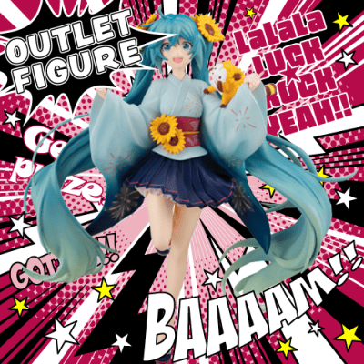 アウトレット】初音ミク×ラスカルスペシャルフィギュア−サマーフェス