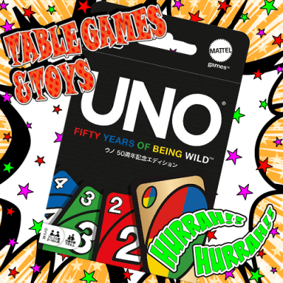 【MATTEL】ウノ(UNO) 50周年記念エディション 【ゴールド ワイルドカード付き】GYV48