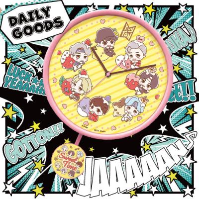 TinyTAN Sweet Time PMスイングウォールクロック