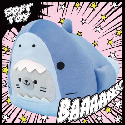 サメーズ アザラシと一緒ぬいぐるみxl プレミアム Luck Rock ラックロック オンラインクレーンゲーム