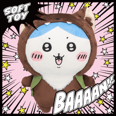 ちいかわ ハチワレ BOO! BIG セガ アミューズメント ぬいぐるみ ちいかわ - 【ちいかわ】BOO！BIGぬいぐるみ ちいかわ・ハチワレ