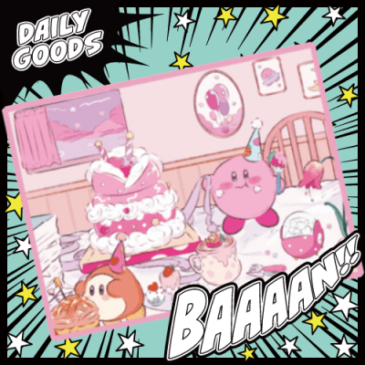 星のカービィ Kirby×Dr.MORICKY ラグマット【B.テーブル(ピンク