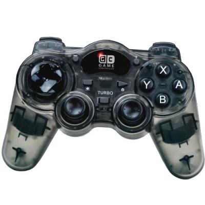 SWITCH対応 ゲームコントローラー【クリアブラック】