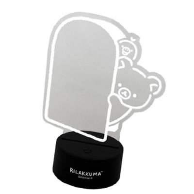 リラックマ Rilakkuma Style 光るダイカットお絵描きクリアボード【B.ドア】