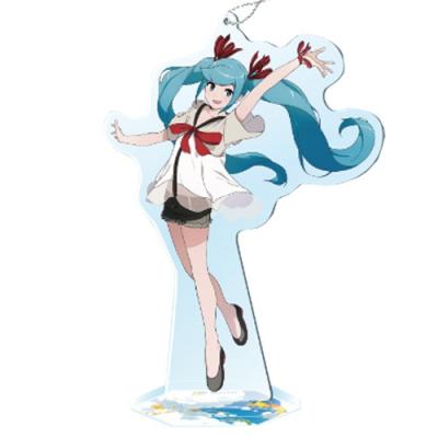 初音ミクシリーズ スタンド付ビッグクリアキーチェーン “シャイニー&DE:MONSTAR”【A.シャイニー】