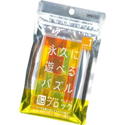 テンヨー 脳ブロック  【Lv.1 テトロミノ(イエロー)】