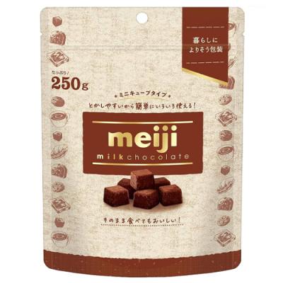 meiji ミルクチョコレートミニキューブ250g
