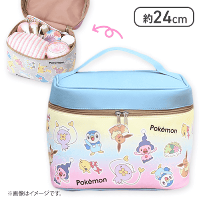 ブルー】ポケットモンスター プラチナムザッカバニティポーチ | LUCK