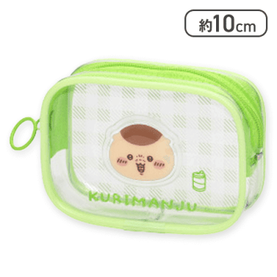 【くりまんじゅう】ちいかわぷっくりクリアミニポーチ