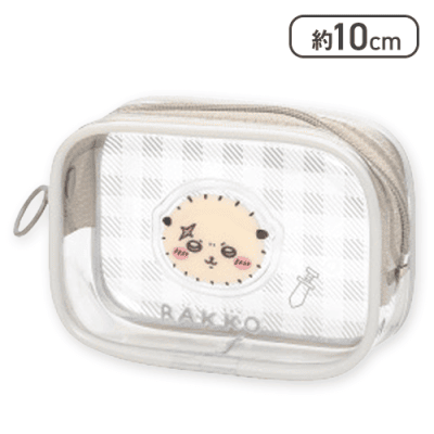 【ラッコ】ちいかわぷっくりクリアミニポーチ