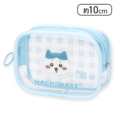 【ハチワレ】ちいかわぷっくりクリアミニポーチ